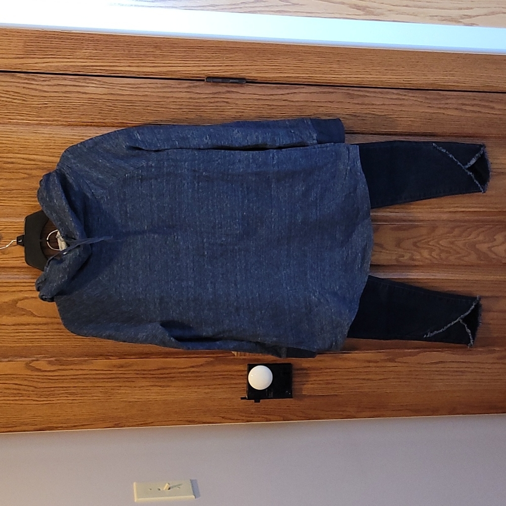 Cowl neck hoodie